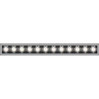 Product image 1: SHARP RECESSED TRIM 12X 36W 927 VERY WIDE FLOOD SILVER  EXT.DRV + SCREEN 4X WHITE