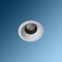 Product image 1: ARTEMIS  700Lm 10W High Power LED Downlight luminaire with Glare Control ,AC Direct, 4000K , Ø100mm , Anodized Reflector , Clear PMMA Diffuser, White Body