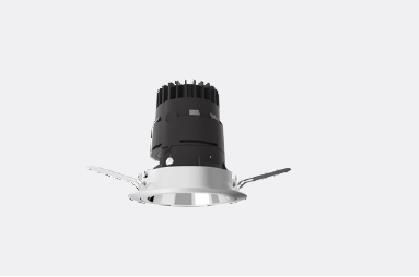 Product image 1: GECO MAXI 160.LED  3950lm SILVER 31W IP20 RAL9016 DRV