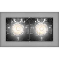 Product image 1: SHARP RECESSED TRIM 2X 6W 940 VERY WIDE FLOOD BLACK  EXT.DRV + SCREEN 2X WHITE