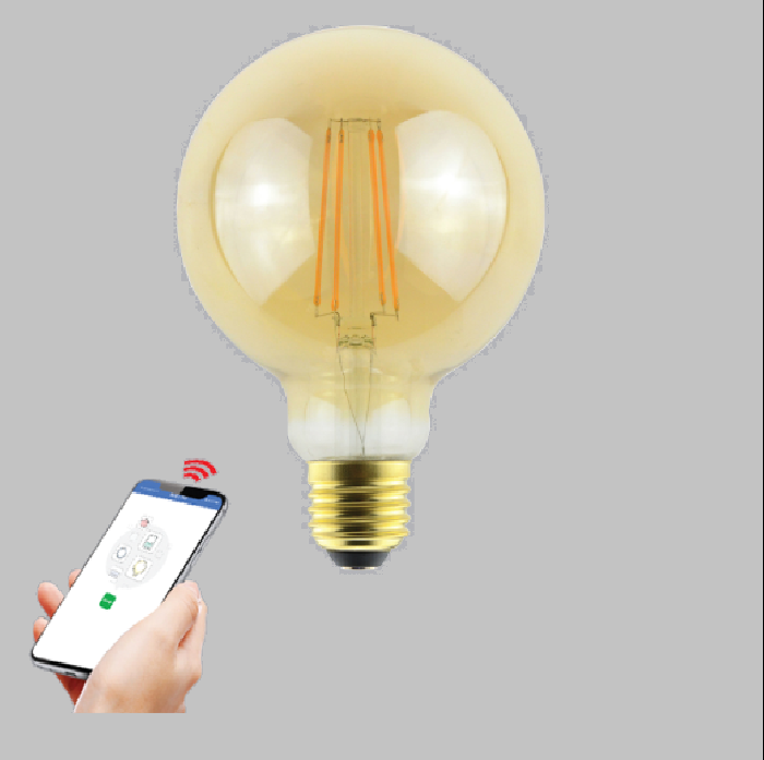 Produktbild 1: LED Bulb Filament Smart Wifi 6W 3000K