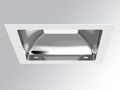 Product image 1: KOMBIC 200 SQ 5000 IP40 WW OPAL BR/WH