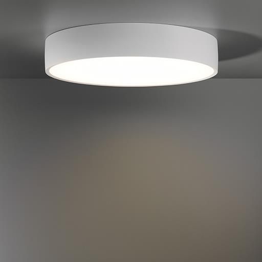 Produktbild 1: Flat moon 450 ceiling down LED 3000K GI white struc + prismatic
