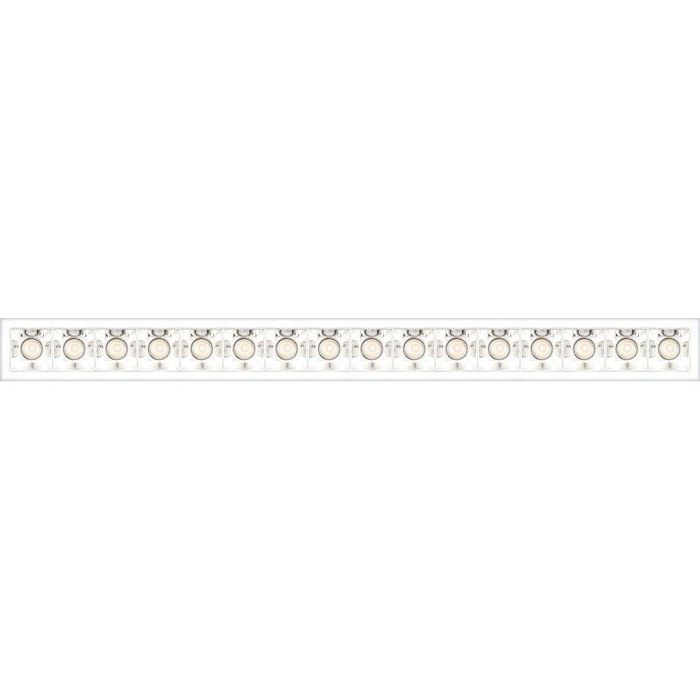 Product image 1: SHARP RECESSED TRIM 16X 48W 927 VERY WIDE FLOOD WHITE  EXT.DRV + SCREEN 4X BLACK