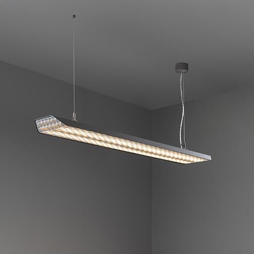 Produktbild 1: Vaeder suspension LED 3000K DI black struc-white