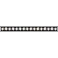 Product image 1: SHARP RECESSED TRIM 16X 48W 930 VERY WIDE FLOOD WHITE  EXT.DRV + SCREEN 4X BLACK