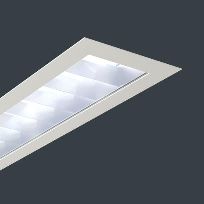 Product image 1: GP Linear LED - 46W - V-Blade Louvre - 4000K - Emergency